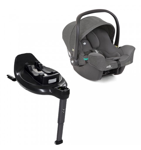 Joie i-Snug 2 i-Size - fotelik samochodowy, zestaw z bazą Encore  0-13 kg | Shell Gray